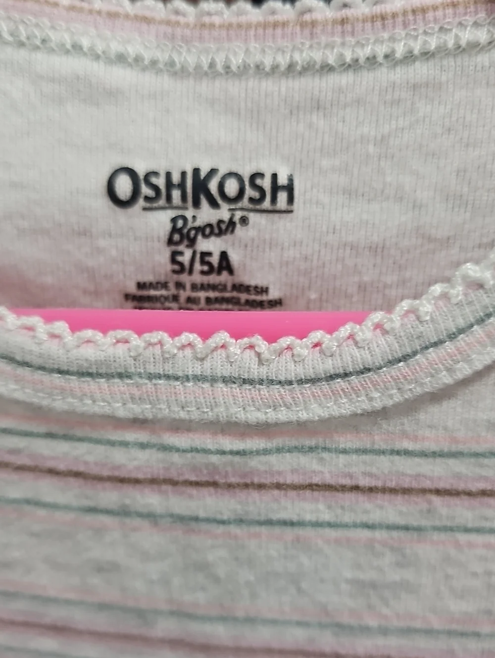 Oshkosh B'gosh Toodler Girls 2pc Dress And Blouse 5T